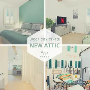  Appartamento *new Attic*-lucca Citycenter-balcony-netflix Italia